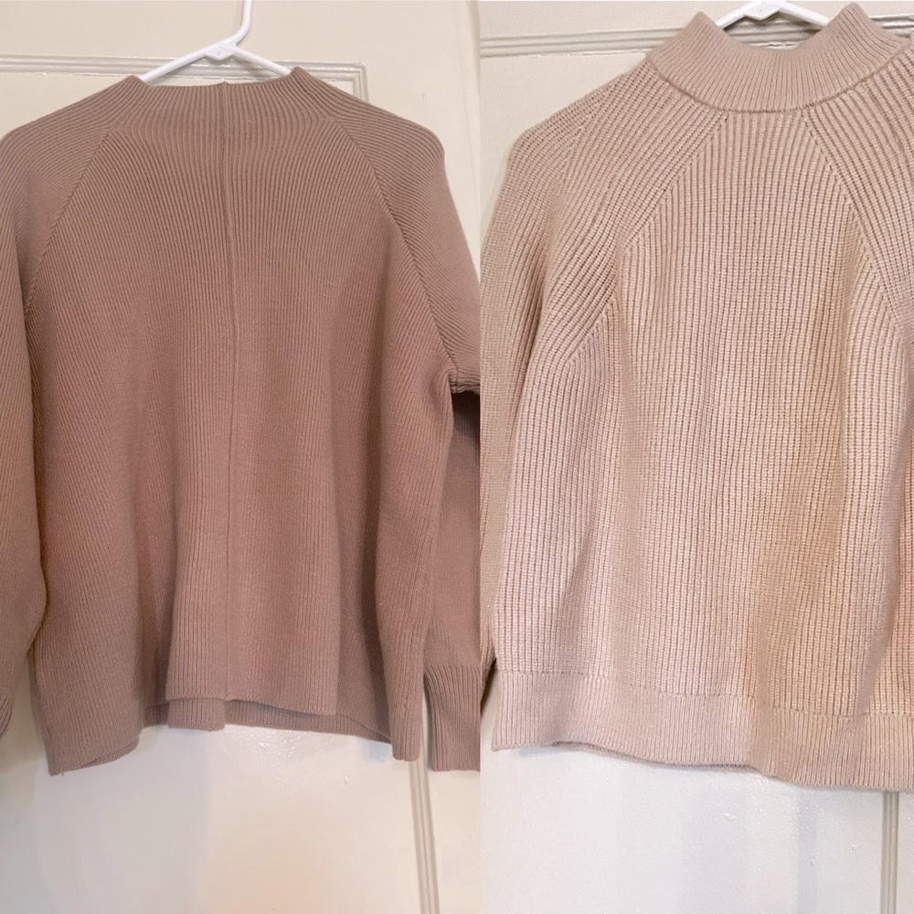 Two Mango Ribbed knit sweater & Ribbed knit sweater.       Both Gently Used